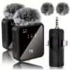 F11-2 Dual Wireless Mic with AI noise reduction technology