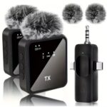 F11-2 Dual Wireless Mic with AI noise reduction technology