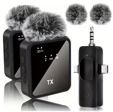 F11-2 Dual Wireless Mic with AI noise reduction technology