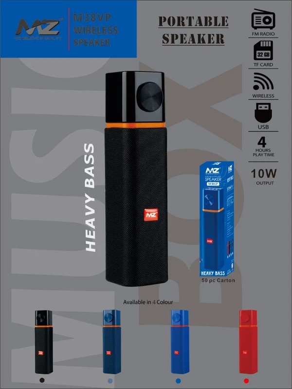 MZ M38VP M303 Portable Bluetooth Speaker