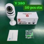 v380 wifi cctv camera bulb shape 360 degree